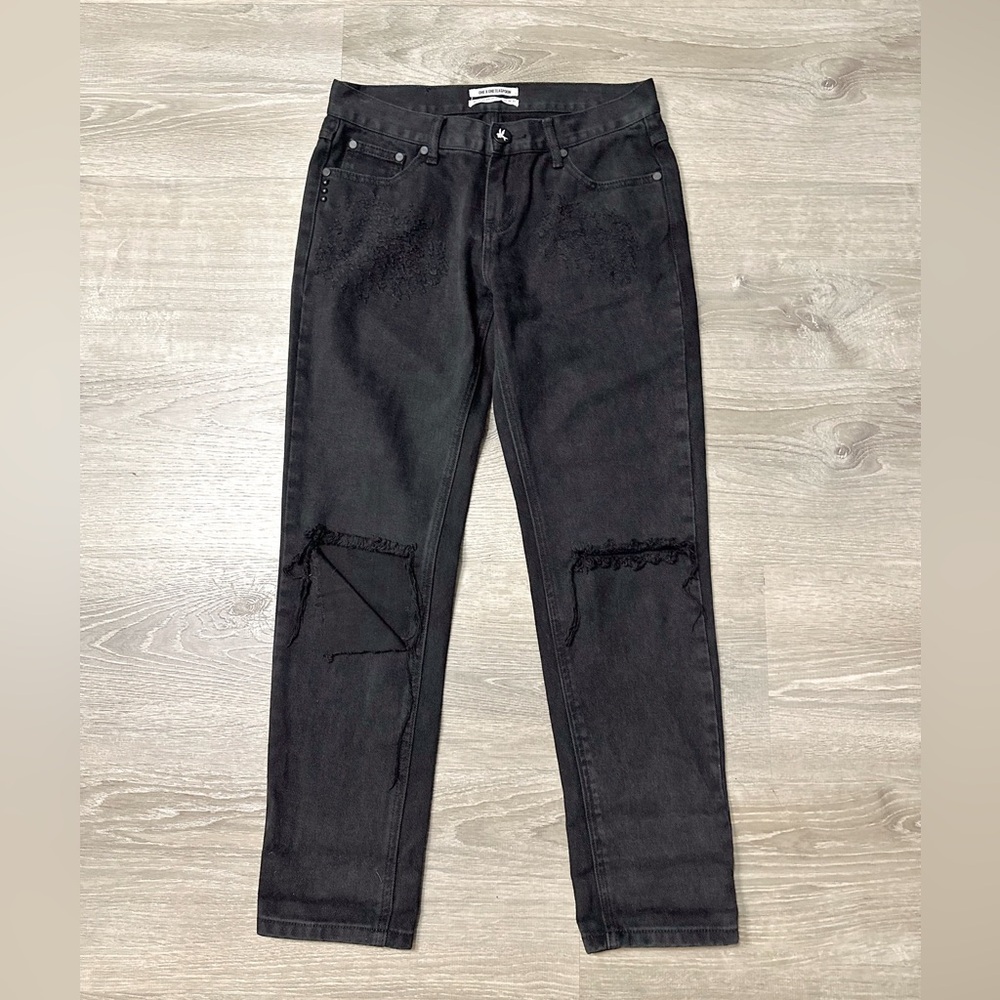 •ONE TEASPOON• BLACK DISTRESSED JEANS